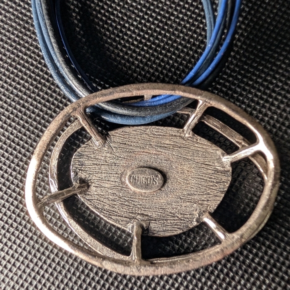 Chico's Blue Pendant Necklace - Picture 4 of 9